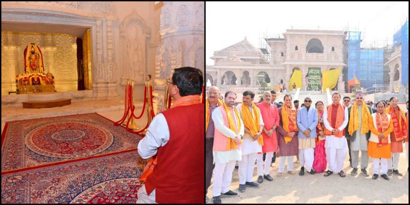 CM Dhami in Ayodhya: रामलला के आगे नतमस्तक हुई धामी सरकार, बोले- रोम-रोम प्रफुल्लित